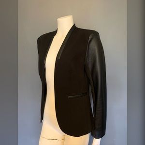 Black faux leather jackets